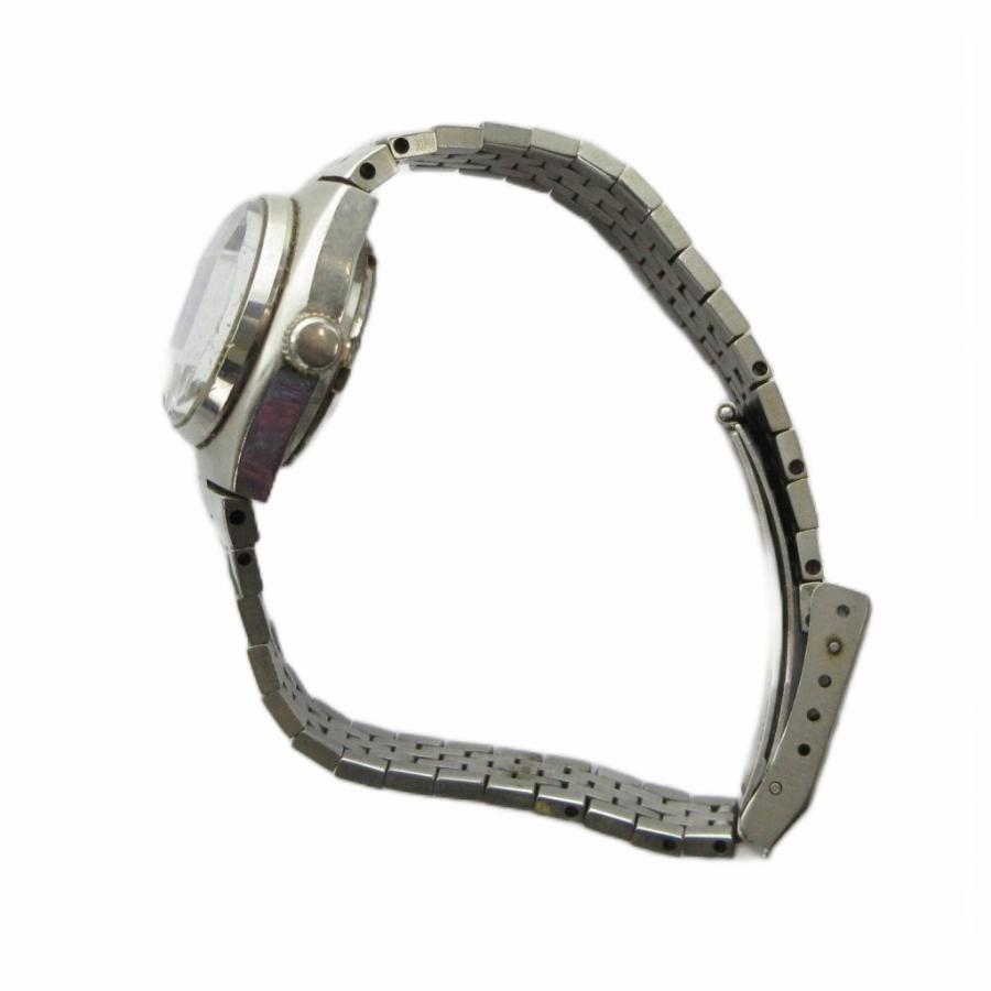 セイコー SEIKO 2206-0240 腕時計 ウォッチ 自動巻き カットガラス カレンダー付き 緑文字盤 シルバー色 ■GY18 /MQ レディース |  | 03