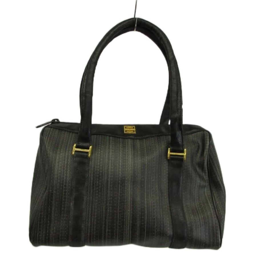 ジバンシィ GIVENCHY ミニボストンバッグ ハンドバッグ PVC レザー