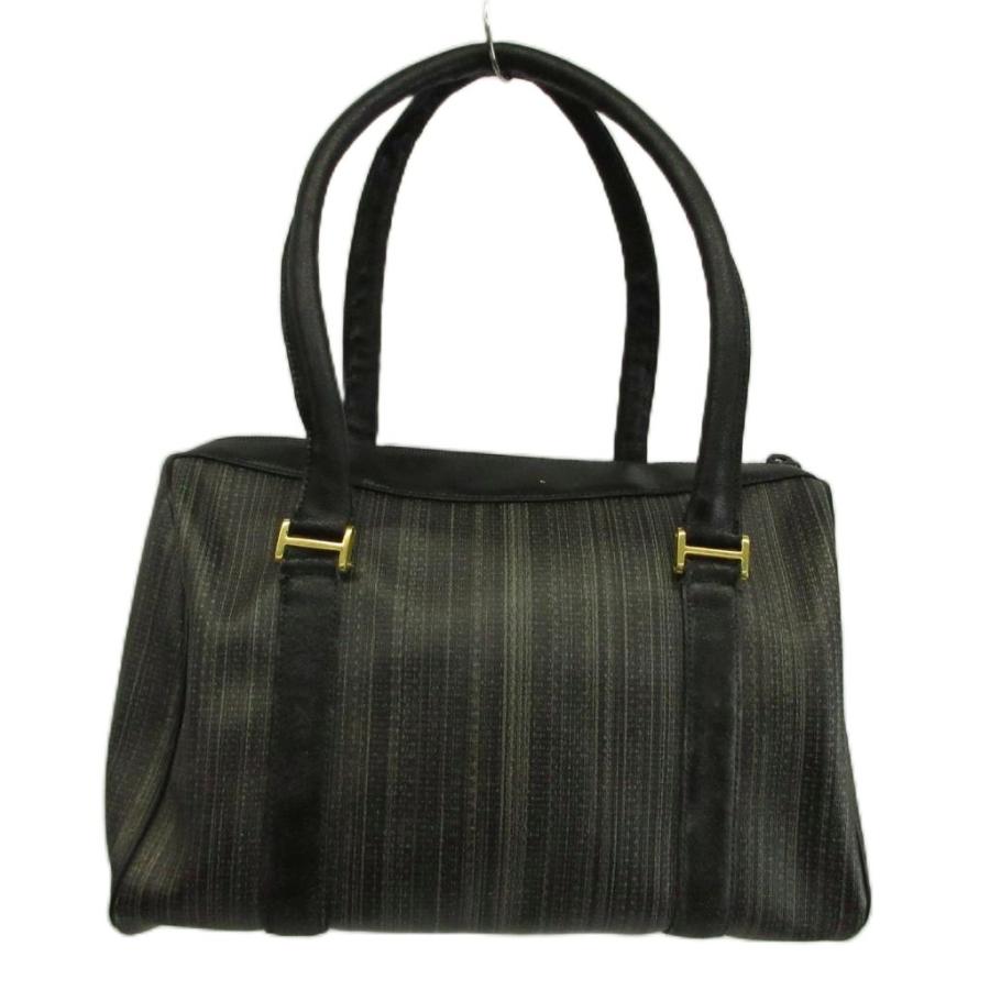 GIVENCHY ブラック ハンドバッグ 保存袋付き ジバンシィ GIVENCHY ミニボストンバッグ ハンドバッグ PVC レザー