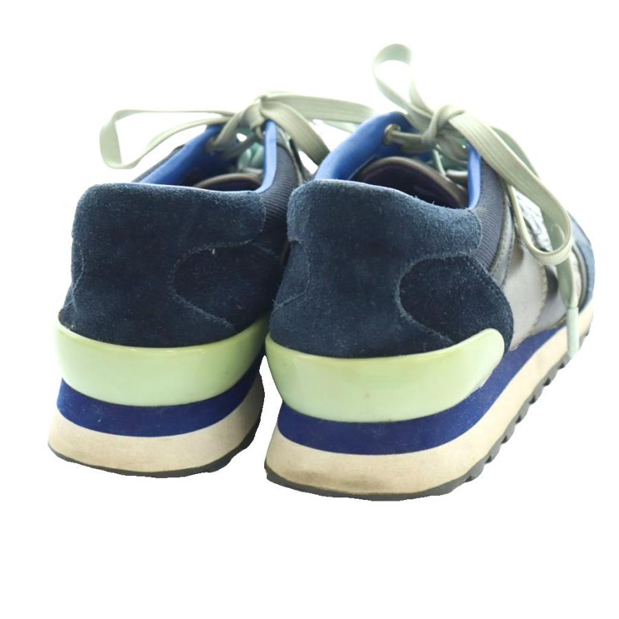 TORY BURCH（トリーバーチ） スニーカー Tロゴ スエードレザー 6M 紺