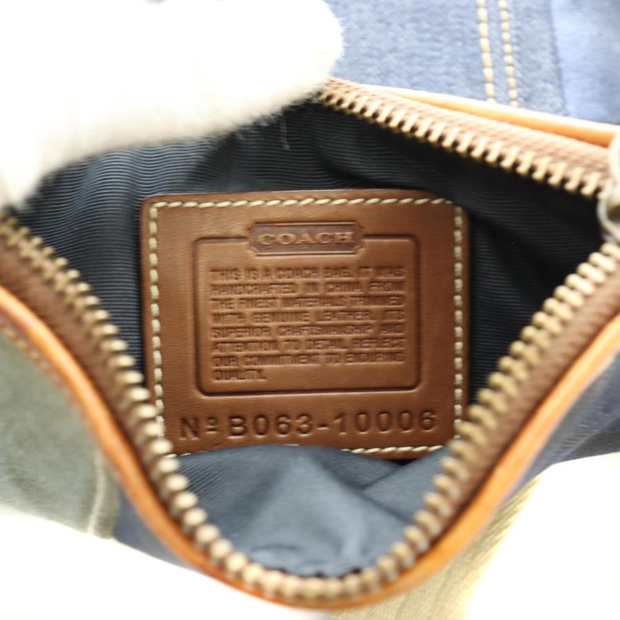 COACH（コーチ） ショルダーバッグ パッチワーク シグネチャー デニム