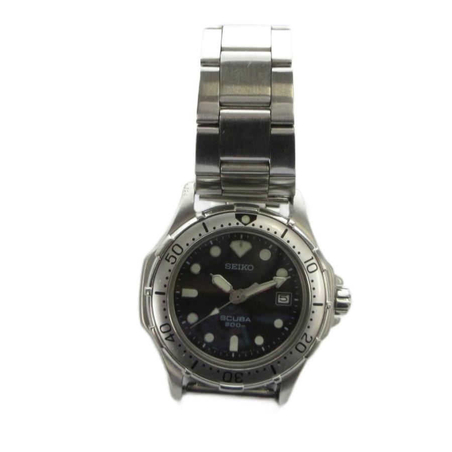 セイコー SEIKO ジャンク品 7N35-6000 SCUBA 腕時計 クォーツ ウォッチ