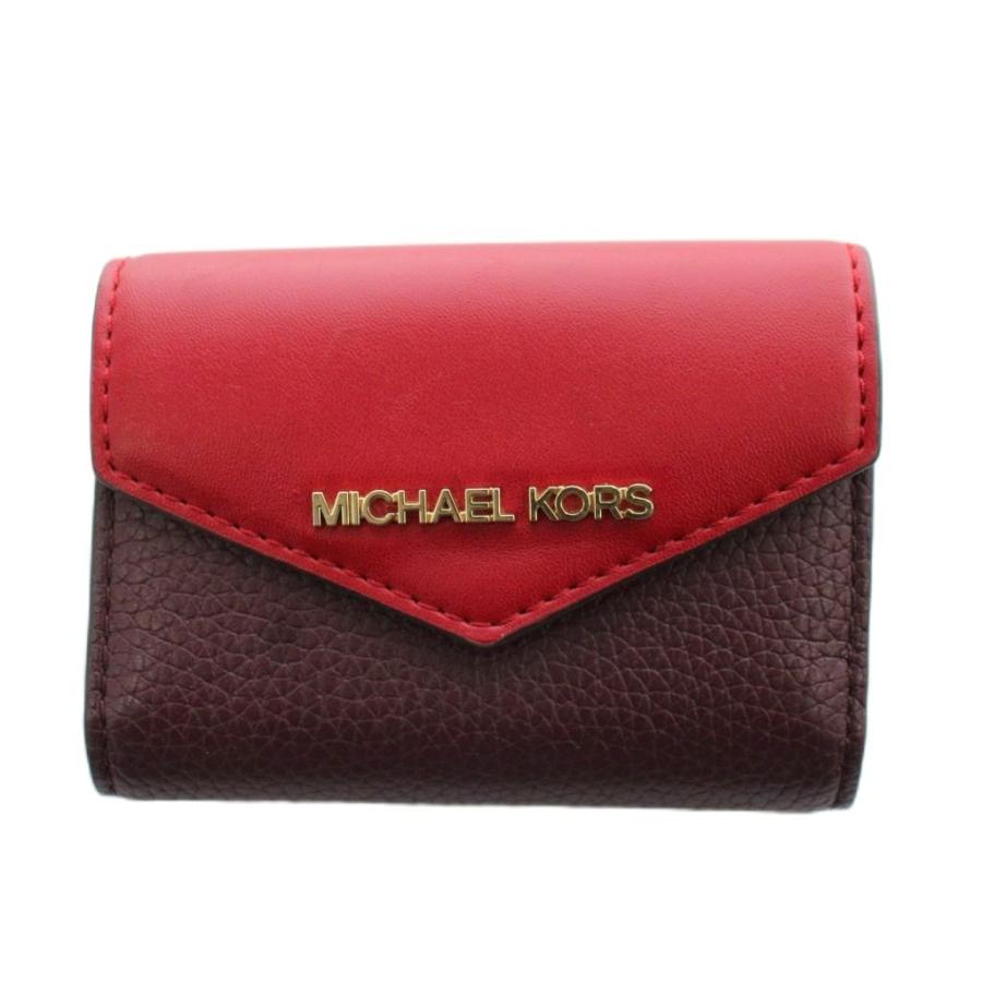 マイケルコース MICHAEL KORS キーケース 6連 小銭入れ レザー 赤