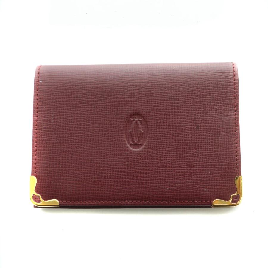 Cartier（カルティエ） カードケース 名刺入れ ボルドー /SS □OS □OH