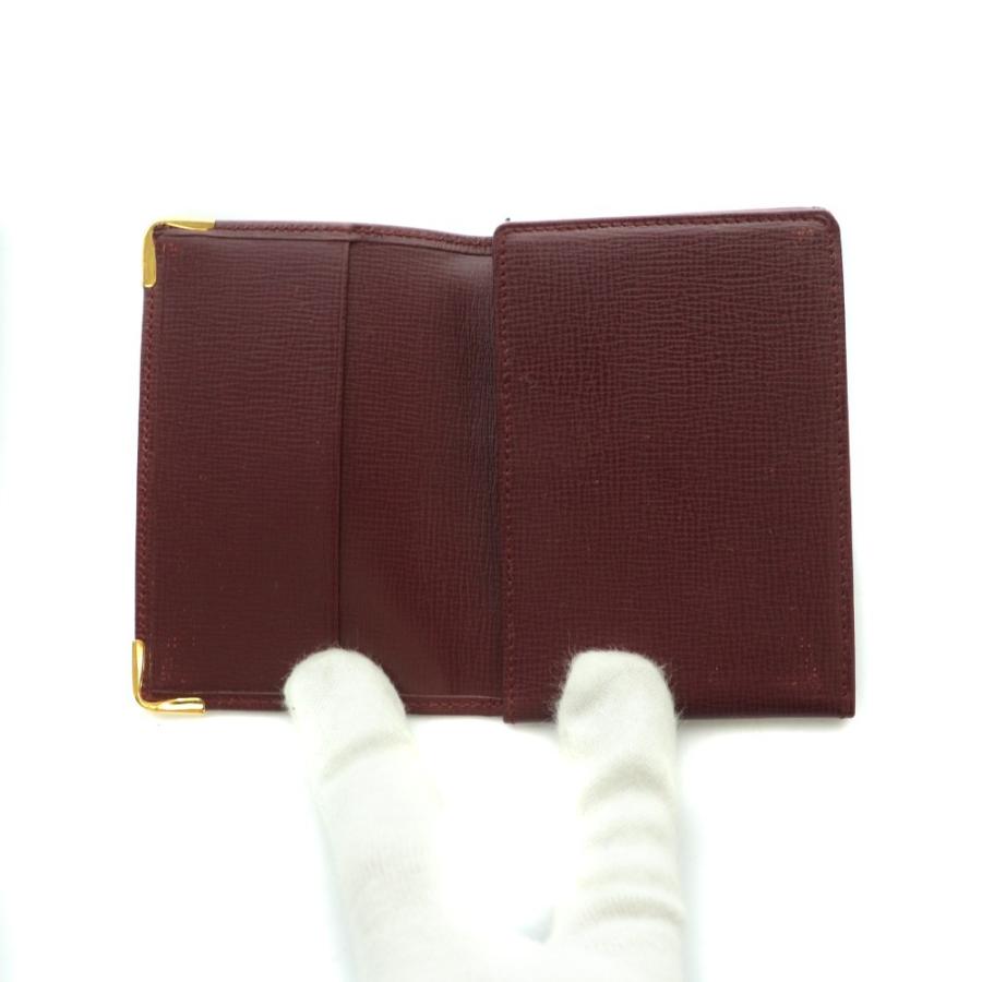 Cartier（カルティエ） カードケース 名刺入れ ボルドー /SS □OS □OH