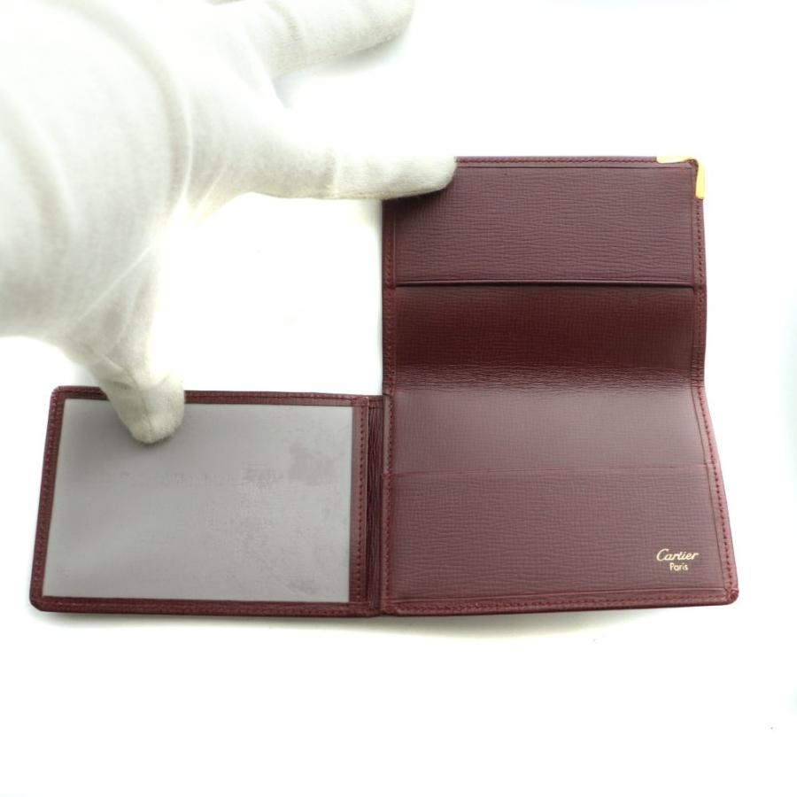 Cartier（カルティエ） カードケース 名刺入れ ボルドー /SS □OS □OH
