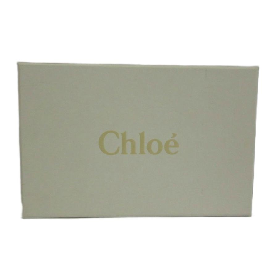Chloe（クロエ） 長財布 二つ折り レザー 南京錠 カデナ 鍵 スタッズ