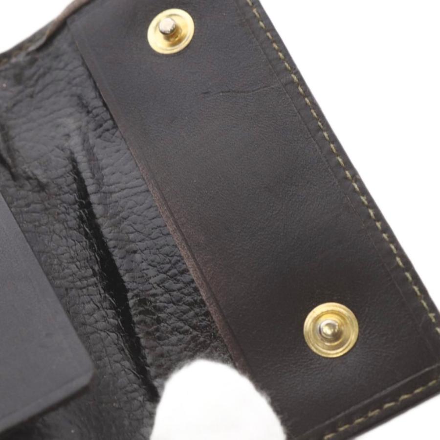 FENDI（フェンディ） キーケース ペカン柄 PVC レザー ブラック