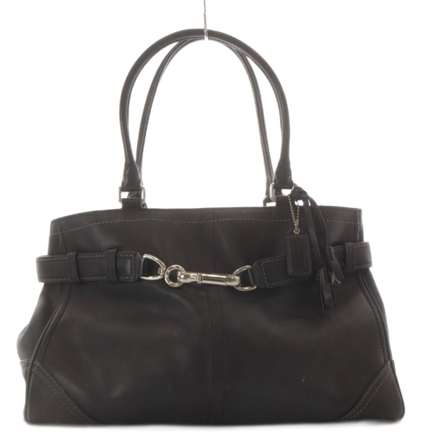 COACH（コーチ） ハンドバッグ レザー ブラック F08A71 /YO2 □GY18