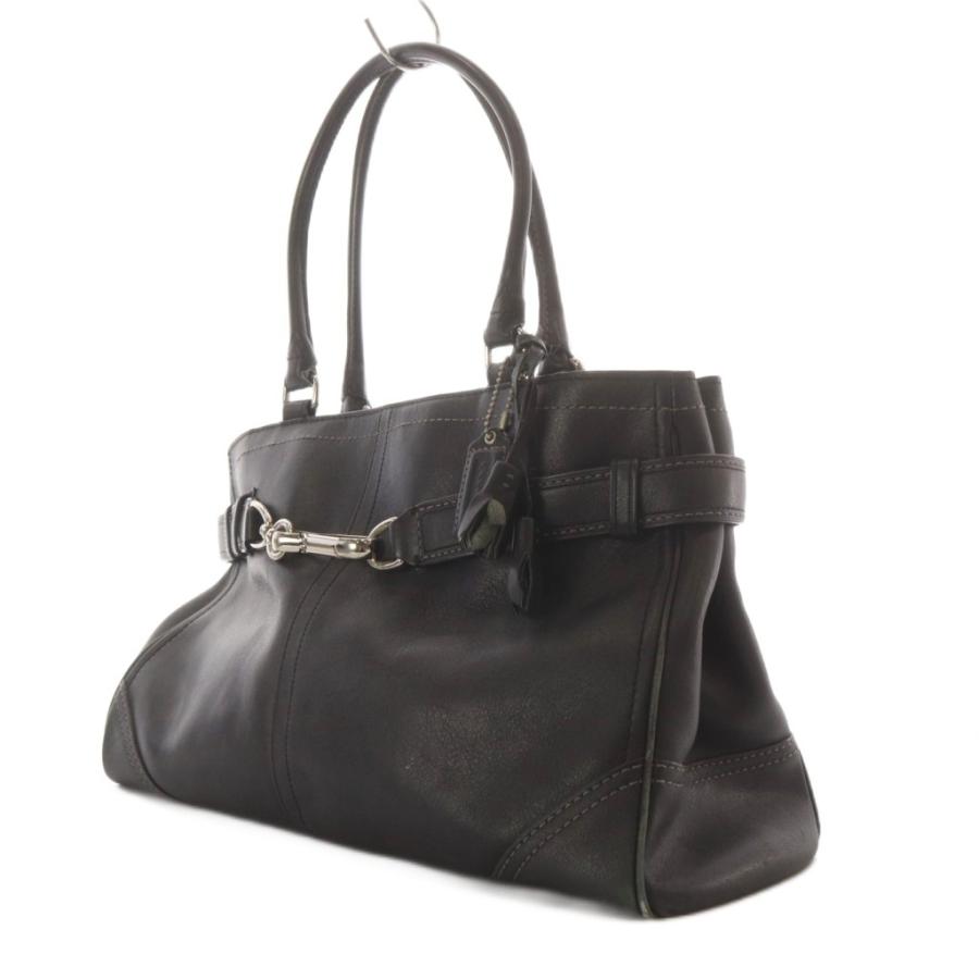 COACH（コーチ） ハンドバッグ レザー ブラック F08A71 /YO2 □GY18