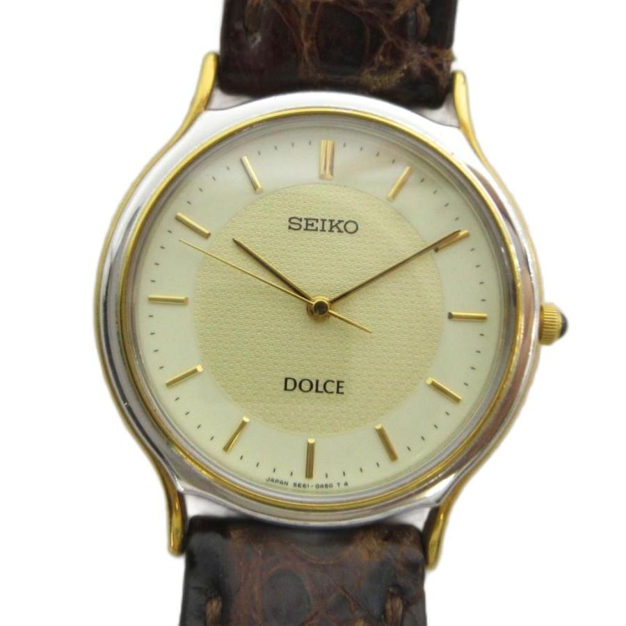 セイコー SEIKO 5E61-0A20 ドルチェ DOLCE 腕時計 ウォッチ クォーツ 