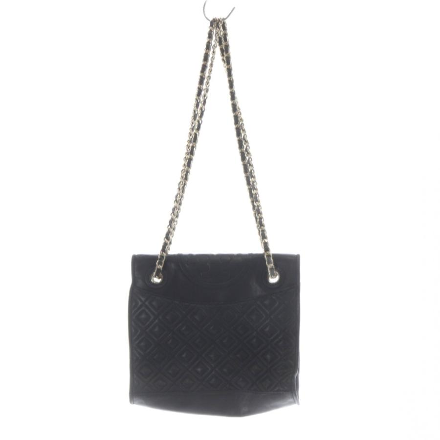 TORY BURCH（トリーバーチ） ショルダーバッグ レザー ロゴ 黒 