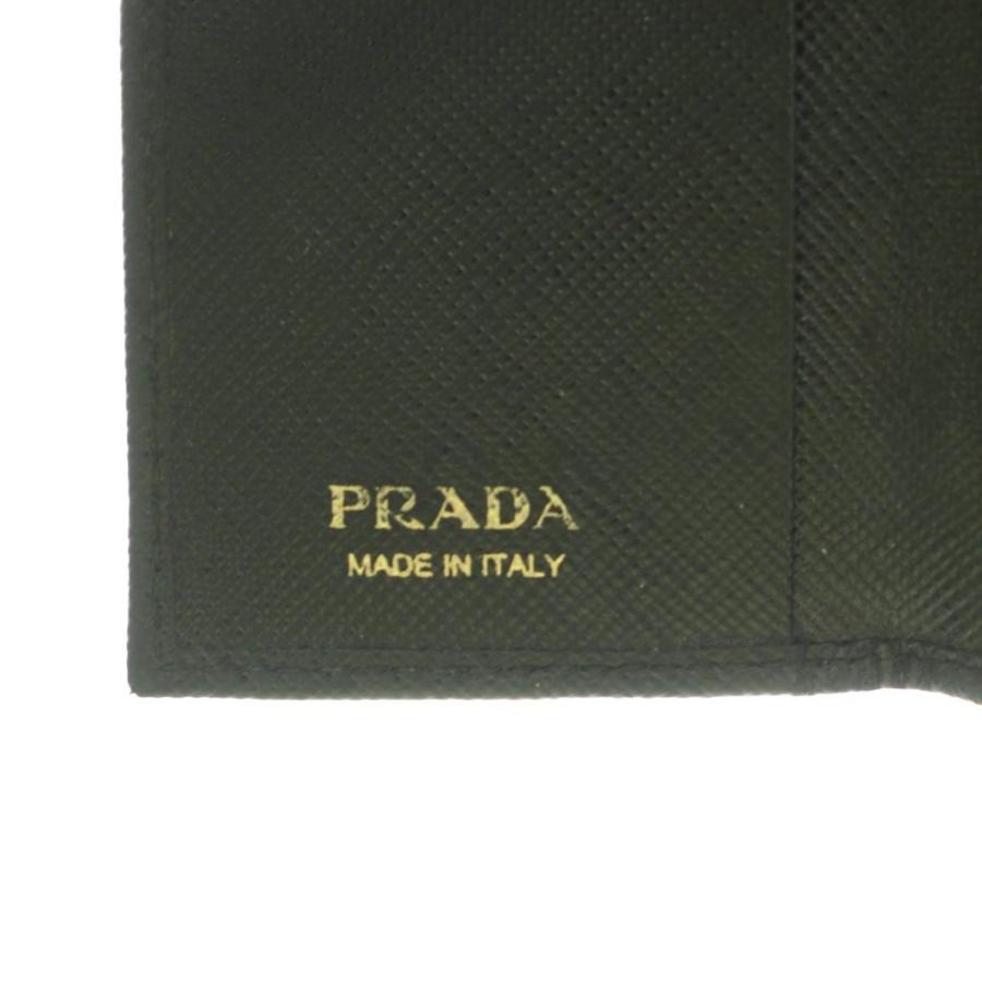 PRADA（プラダ） サフィアーノ キーケース 4連 レザー 黒 /MI □OH