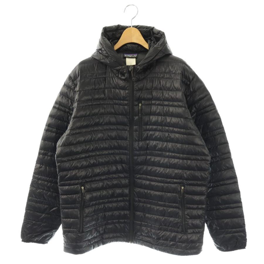 パタゴニア ダウンジャケット フード L ブラック /ES ■GY11 パタゴニア Patagonia ダウンジャケット フード L ブラック /ES □GY11