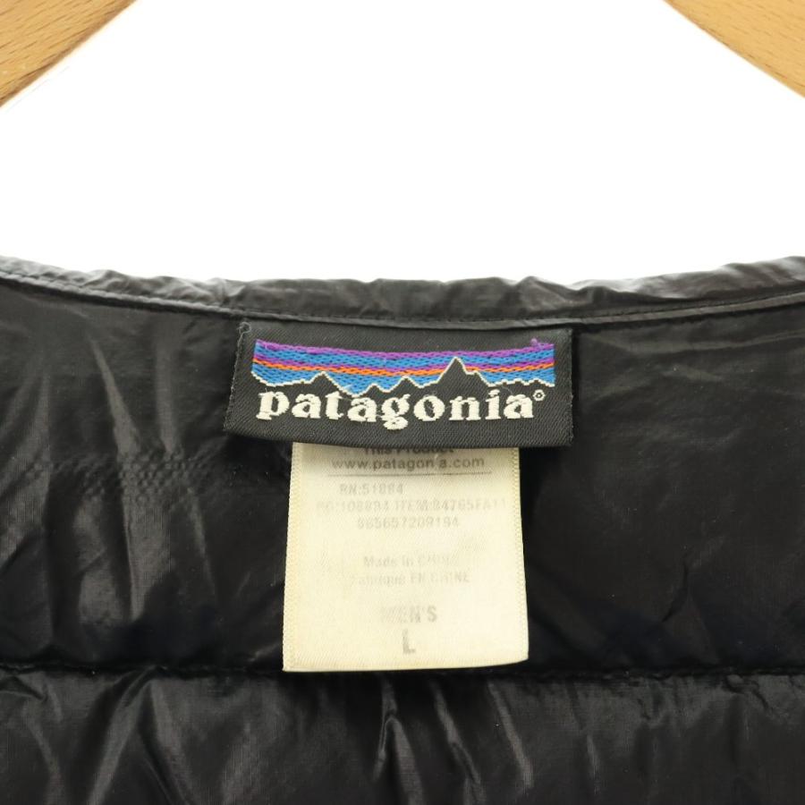 パタゴニア Patagonia ダウンジャケット フード L ブラック /ES □GY11