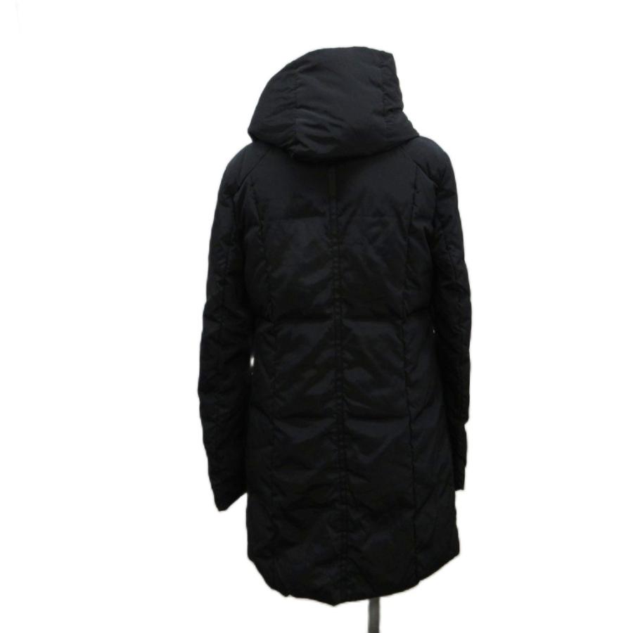 アルマーニ ジーンズ ARMANI JEANS ダウンコート 40 黒 ブラック 長袖