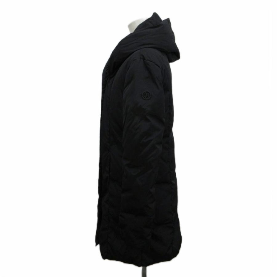 アルマーニ ジーンズ ARMANI JEANS ダウンコート 40 黒 ブラック 長袖