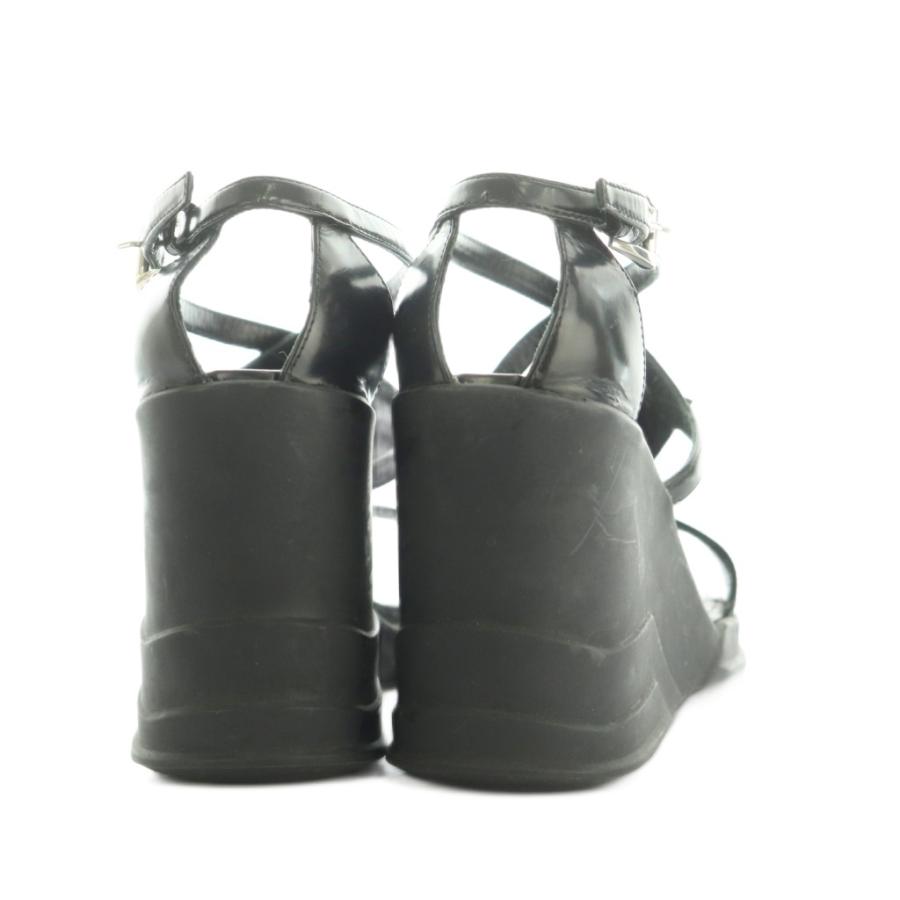 PRADA（プラダ） サンダル ストラップ ウェッジソール レザー 35.5