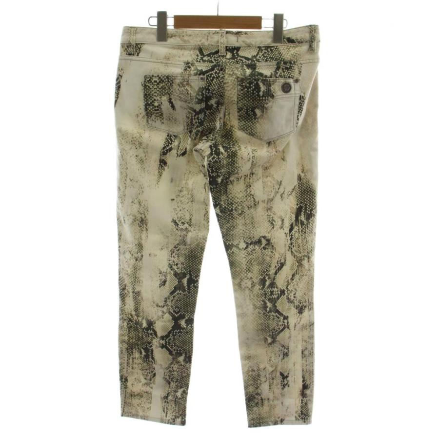 ロベルトカヴァリ roberto cavalli パンツ スキニー 44 白 グレー