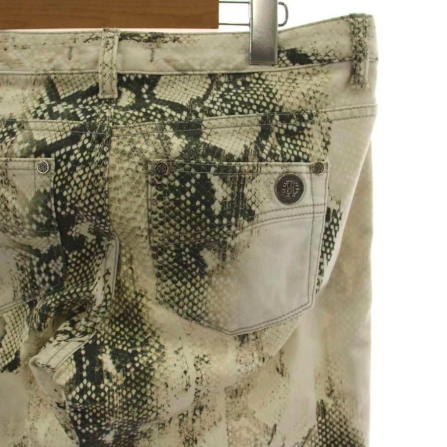 ロベルトカヴァリ roberto cavalli パンツ スキニー 44 白 グレー