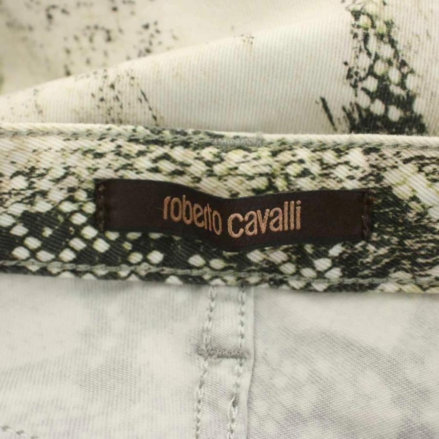 ロベルトカヴァリ roberto cavalli パンツ スキニー 44 白 グレー