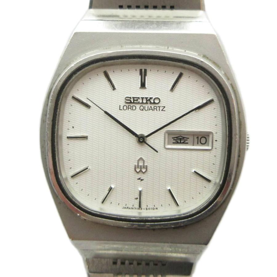 ◇美品 不動品 Seiko Lord Quartz メンズ 腕時計 ヴィンテージ セイコー SEIKO LORD QUARTZ ロードクォーツ 7143-5010 腕時計