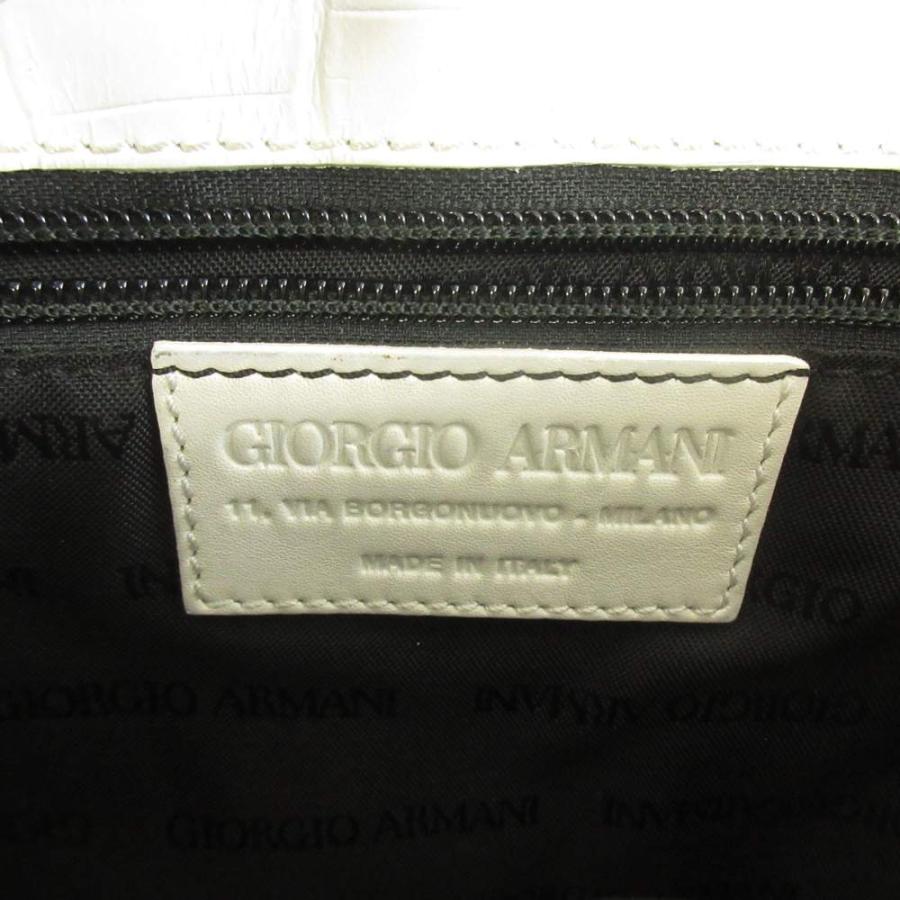 ジョルジオアルマーニ GIORGIO ARMANI ショルダーバッグ レザー クロコ 