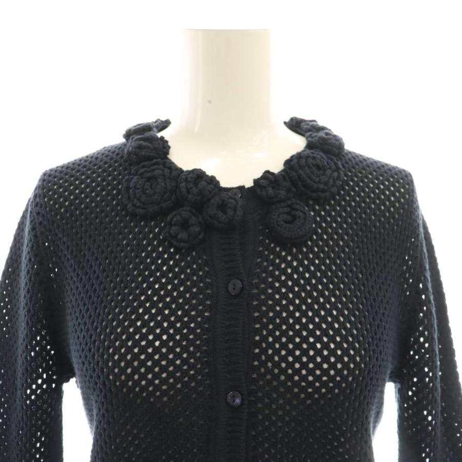 美品 RED VALENTINO　カーディガン レッド ヴァレンティノ RED VALENTINO カーディガン ニット フラワー