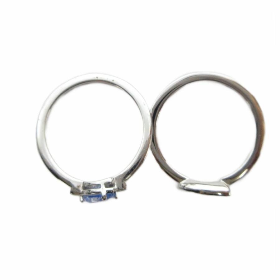 スワロフスキー SWAROVSKI 指輪 2連 アクセサリー リング ライン