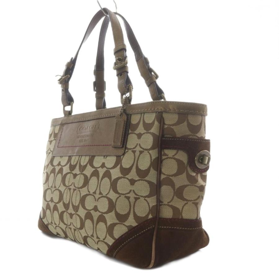 COACH（コーチ） トートバッグ シグネチャー キャンバス レザー 
