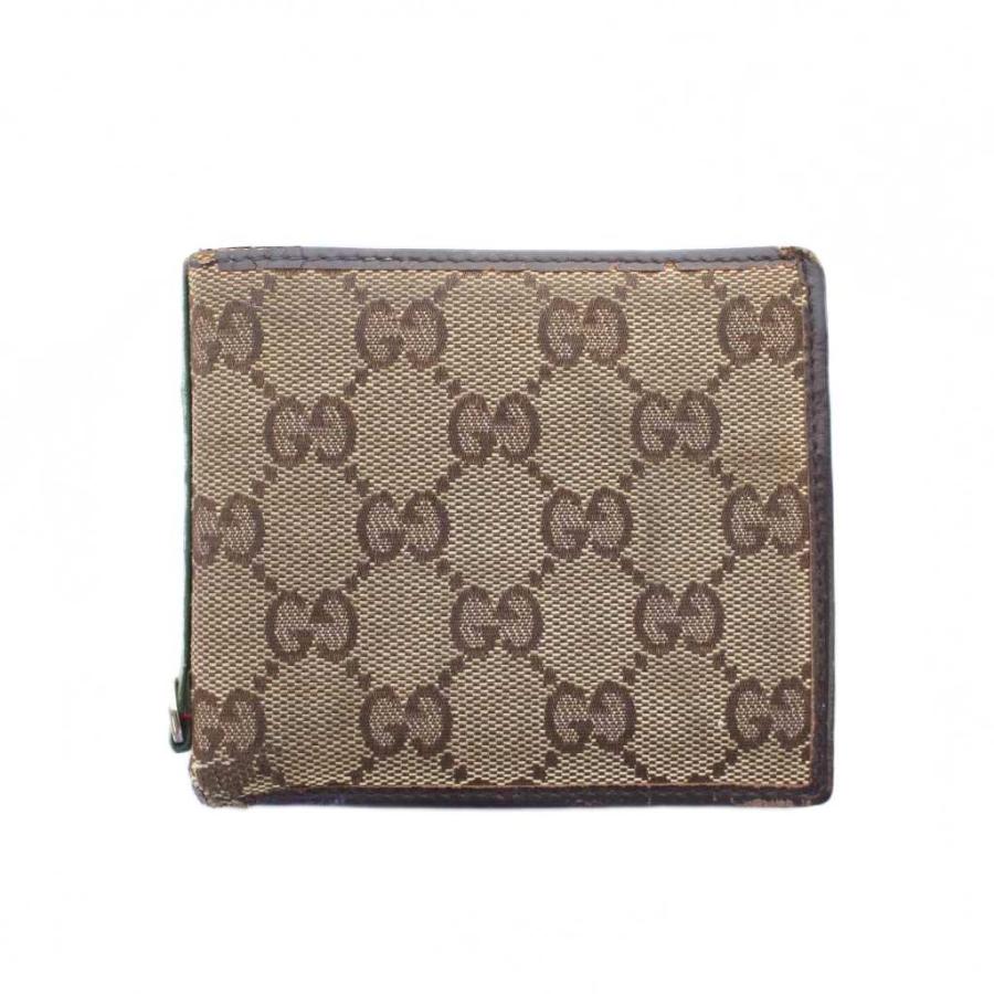GUCCI（グッチ） 財布 二つ折り 小銭入れ 札入れ 茶色 ブラウン