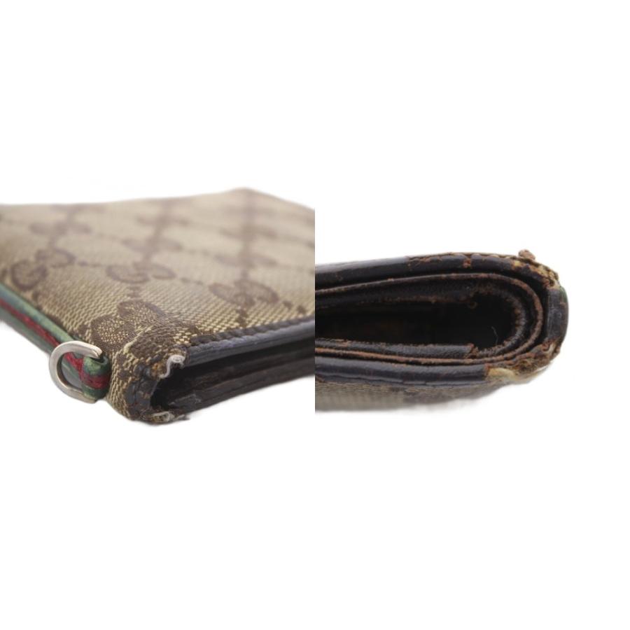 GUCCI（グッチ） 財布 二つ折り 小銭入れ 札入れ 茶色 ブラウン