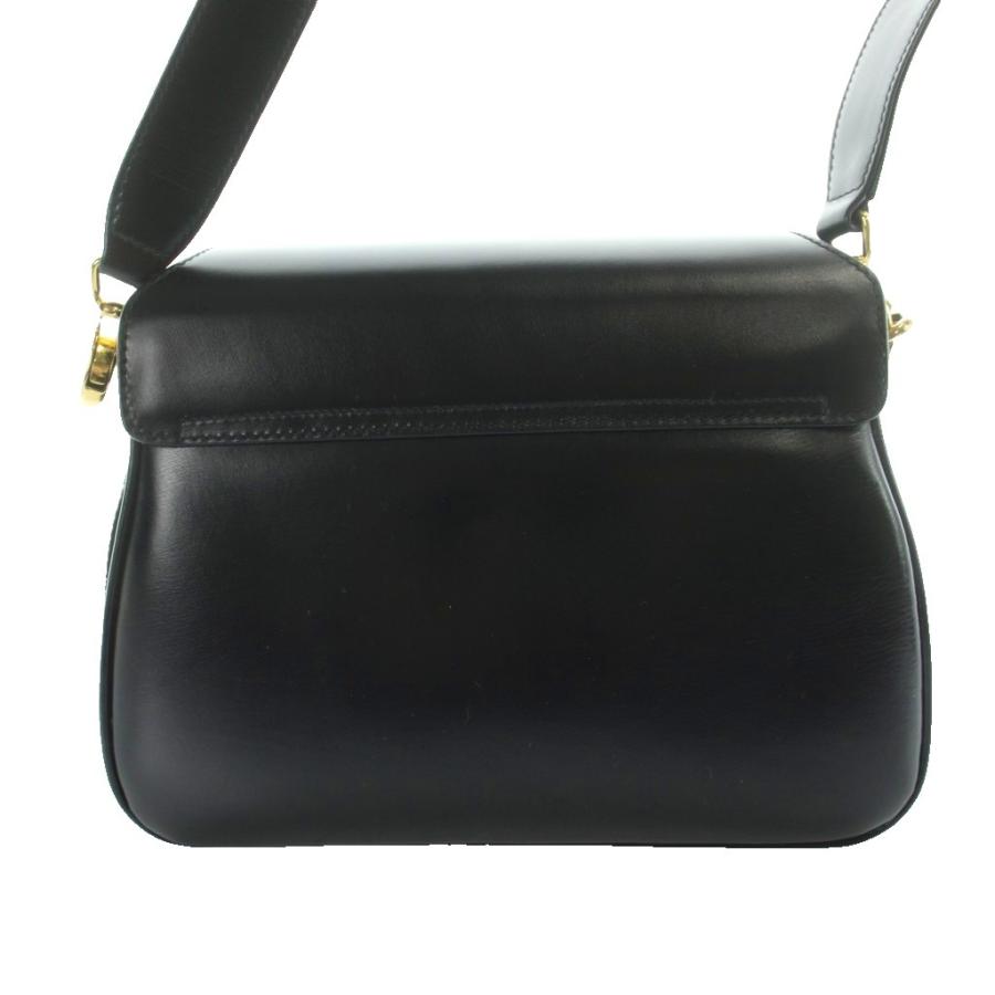 GUCCI OLD GUCCI 70s 総革 インターロッキングGショルダー 黒 OLD