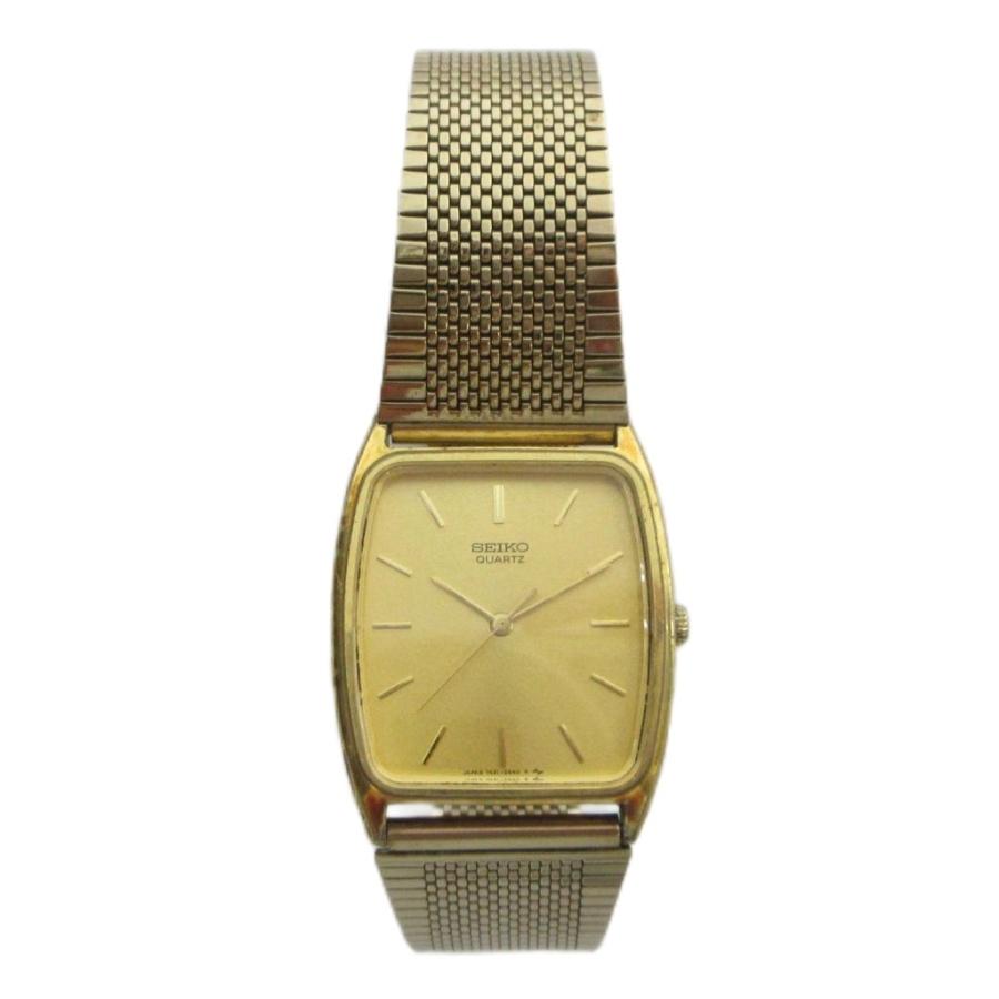 セイコー SEIKO 7431-5390 腕時計 ウォッチ クォーツ ロゴ ゴールド色