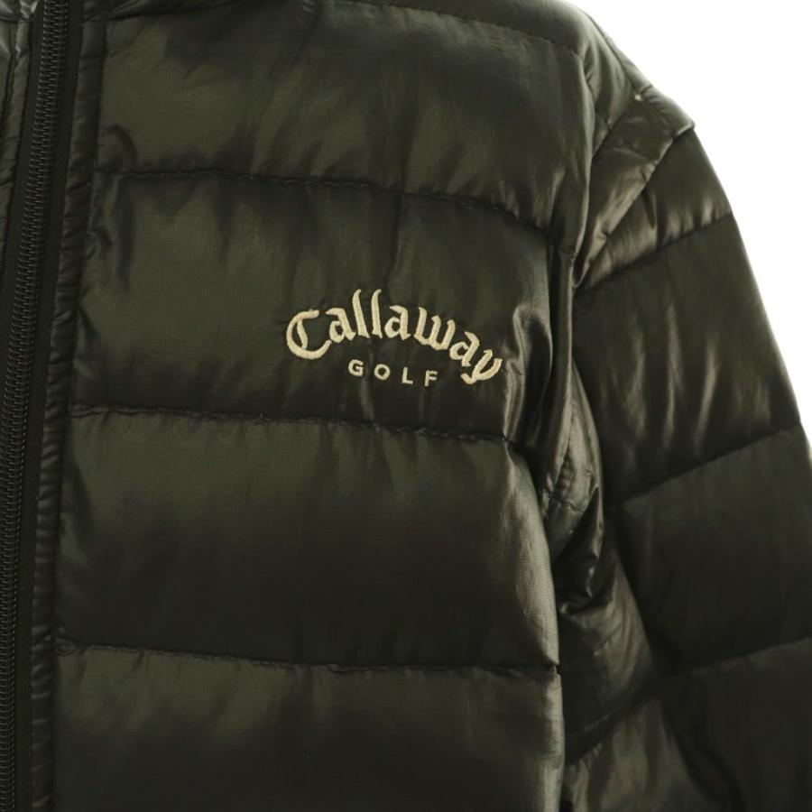 キャロウェイ CALLAWAY ダウンジャケット アウター ロゴ M ブラック