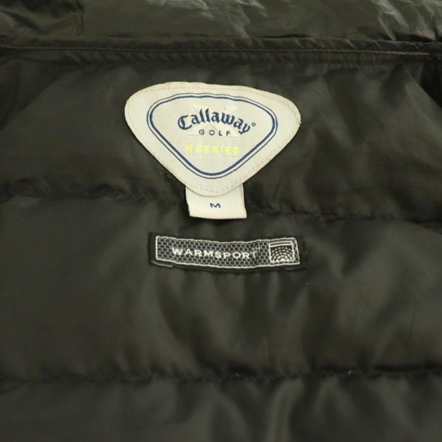 キャロウェイ CALLAWAY ダウンジャケット アウター ロゴ M ブラック