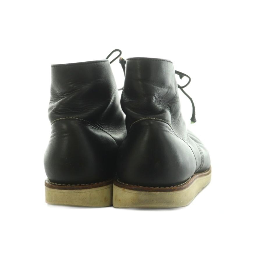 Hawkins（ホーキンス） ショートブーツ レザー US8H 26.5cm 黒 HL