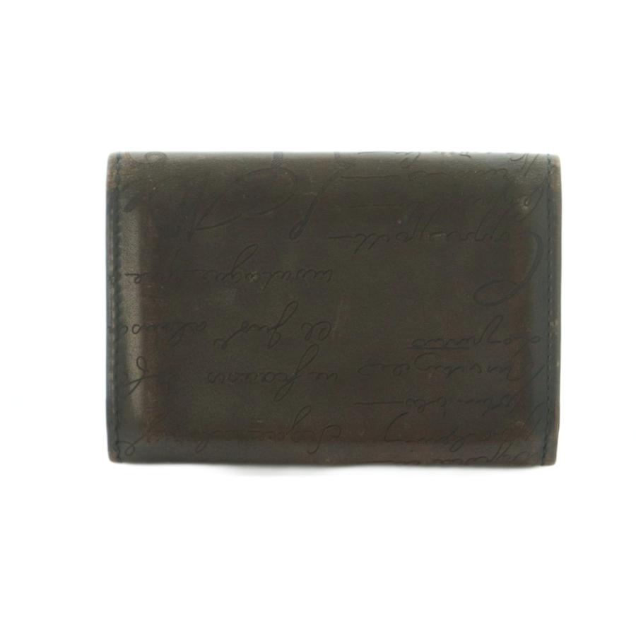 ✨美品　正規品✨ベルルッティ　名刺入れ　カードケース　カリグラフィー　ブラウン ベルルッティ Berluti カリグラフィ カードケース パスケース 名刺入れ