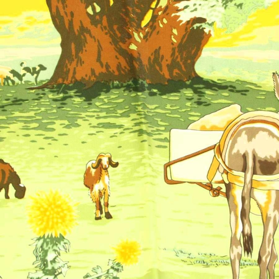 HERMES（エルメス） カレ90 ヒマラヤ杉の下で SOUS LE CEDRE スカーフ