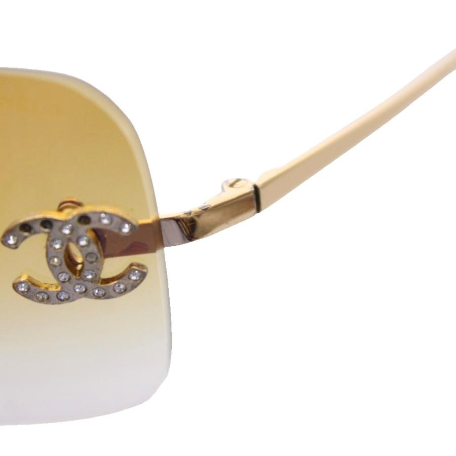 CHANEL】サングラス メタル グラデーション ラインストーンココマーク