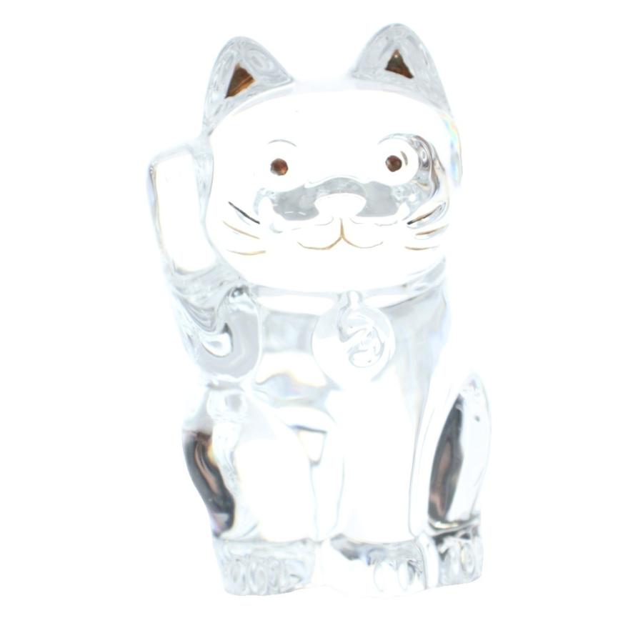 バカラ Baccarat 招き猫 まねき猫 ラッキーキャット 置物 インテリア