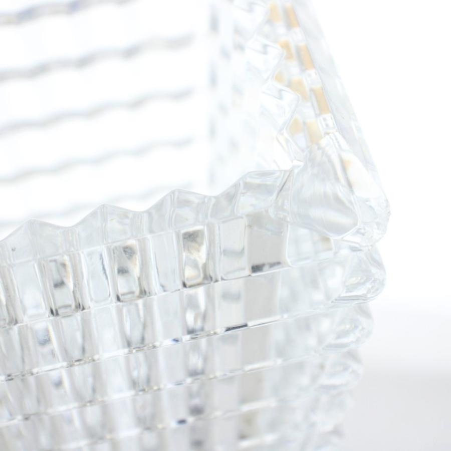 バカラ Baccarat EYE VASE アイベース スクエア スクウェア L フラワー