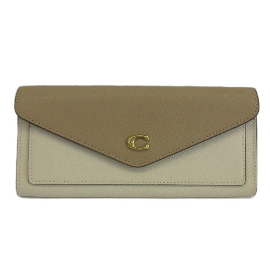 COACH（コーチ） ウィン ソフト ウォレット カラーブロック 長財布 二 