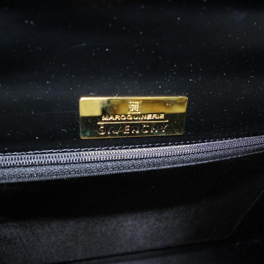 ジバンシィ GIVENCHY ヴィンテージ オールド ハンドバッグ レザー 4G 
