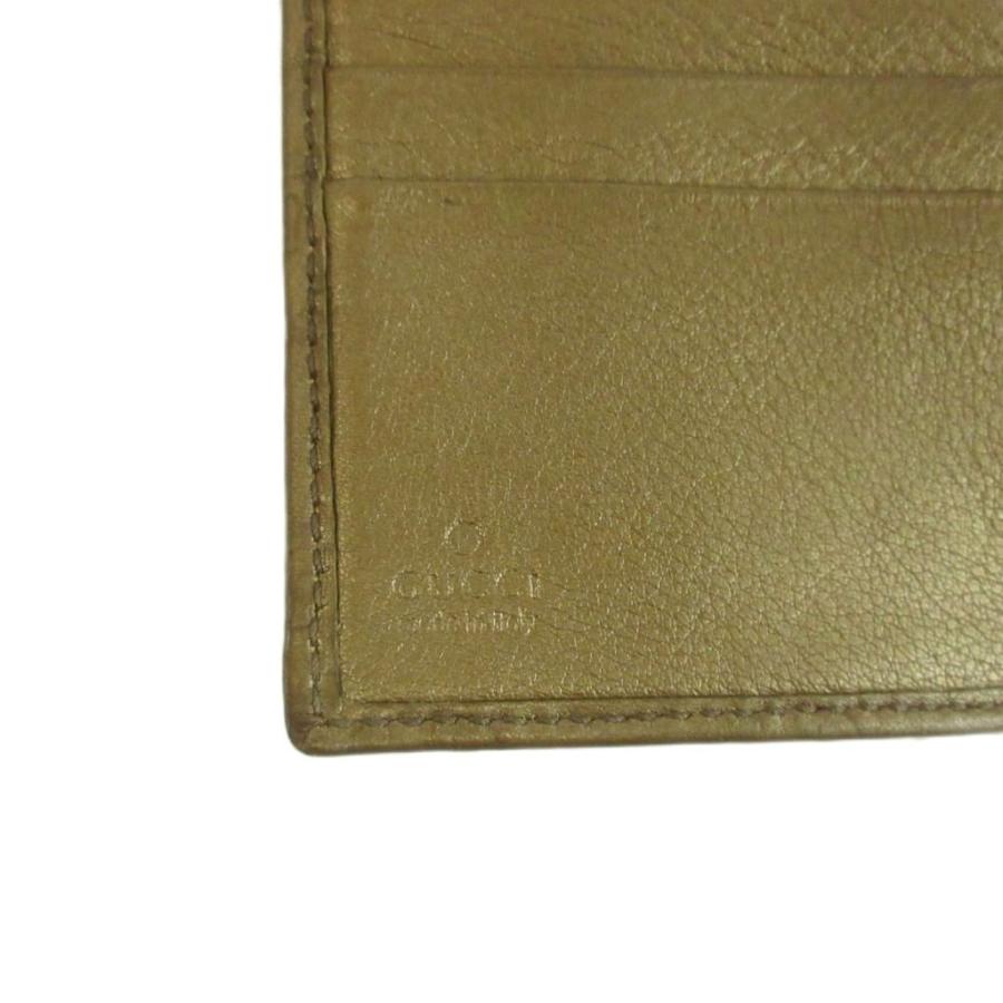 GUCCI（グッチ） グッチシマ 財布 二つ折り レザー Wホック GG型押し