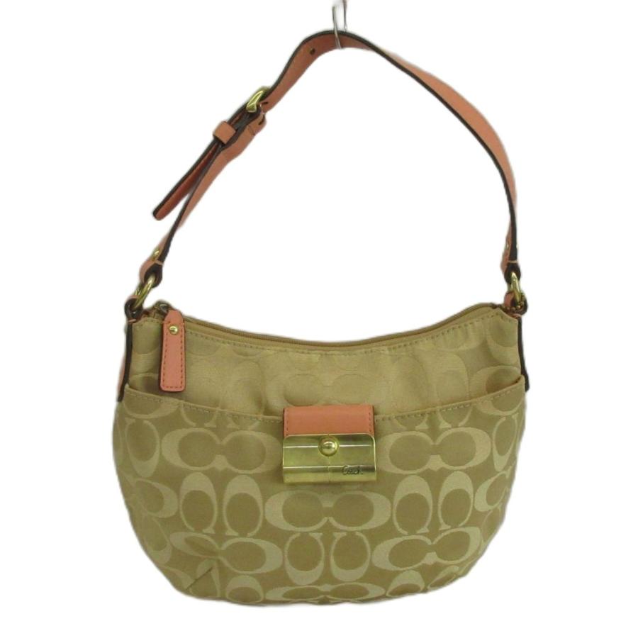 COACH（コーチ） ハンドバッグ ワンショルダー キャンバス レザー