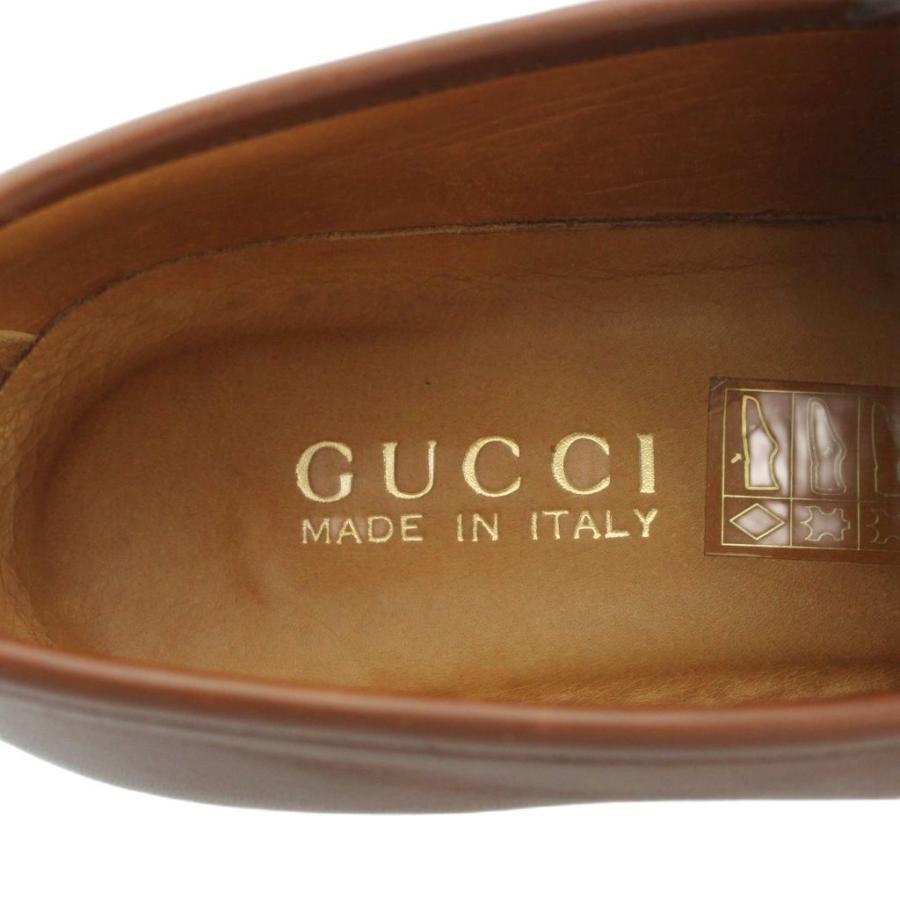 GUCCI（グッチ） ローファー モカシン ホースビット レザー ロゴ 36.5 