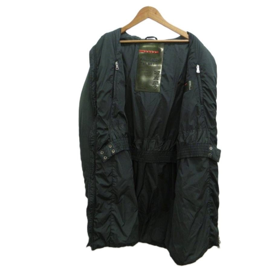 PRADA SPORT（プラダスポーツ） ナイロンコート 中綿 38 カーキ フード