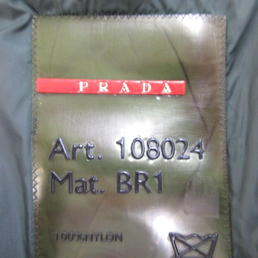 PRADA SPORT（プラダスポーツ） ナイロンコート 中綿 38 カーキ フード