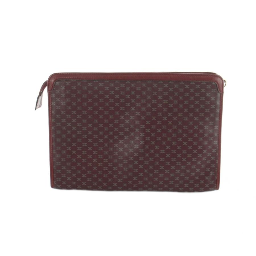 入手困難 美品 セリーヌ トリオンフ クラッチバッグ セカンドバッグ PVC CELINE（セリーヌ） クラッチバッグ セカンドバッグ レザー トリオンフ